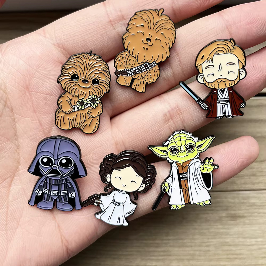 Star Wars Pin-Set, Metall, Bunt, Unisex - Bild 3
