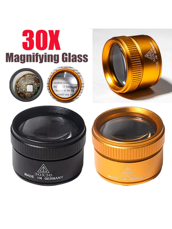 CHIICSMART Uhrenlupe, 30-fache Vergrößerung, K9 Optikglas - Bild 4