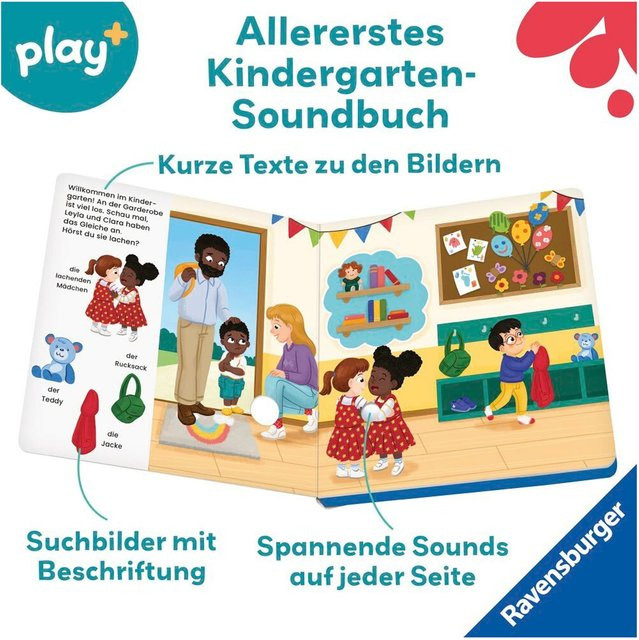 Mein allererstes Soundbuch im Kindergarten, Pappbilderbuch - Bild 2