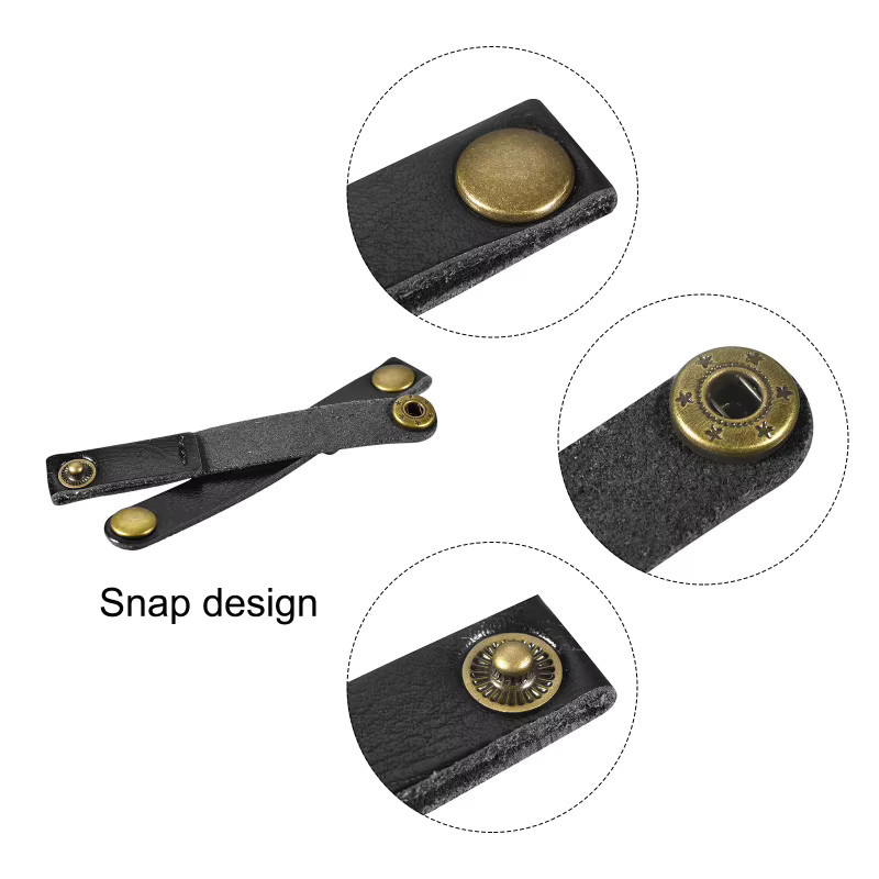 Leder-Kabelbinder als Kabelmanagement-Halter und Kabelorganisator für USB-Kabel und Kopfhörer - Bild 1