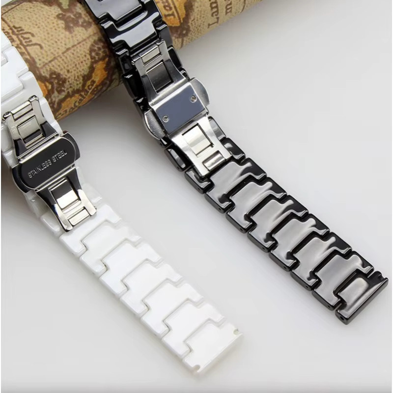 Aotelayer Uhrenarmband Keramik, Schwarz, Unisex - Bild 2