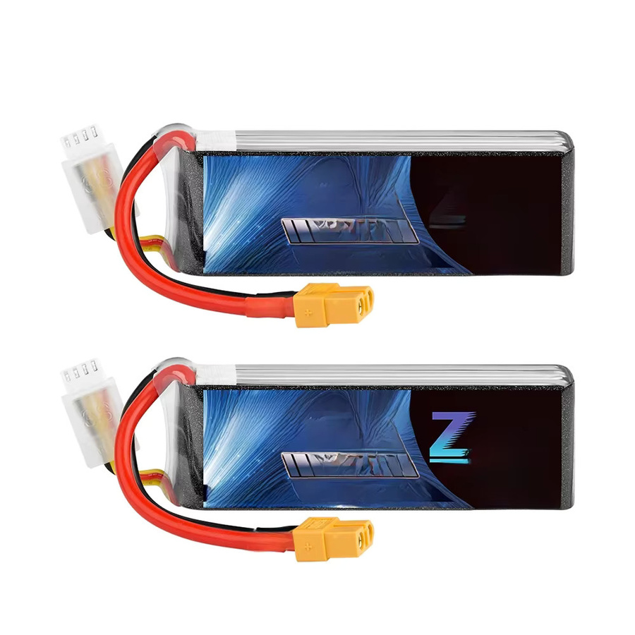 Zeee 3S LiPo Akku Set mit 2200mAh, 11,1V und 120C sowie XT60 Stecker für FPV Drohnen, Flugzeuge und RC Modelle - Bild 4