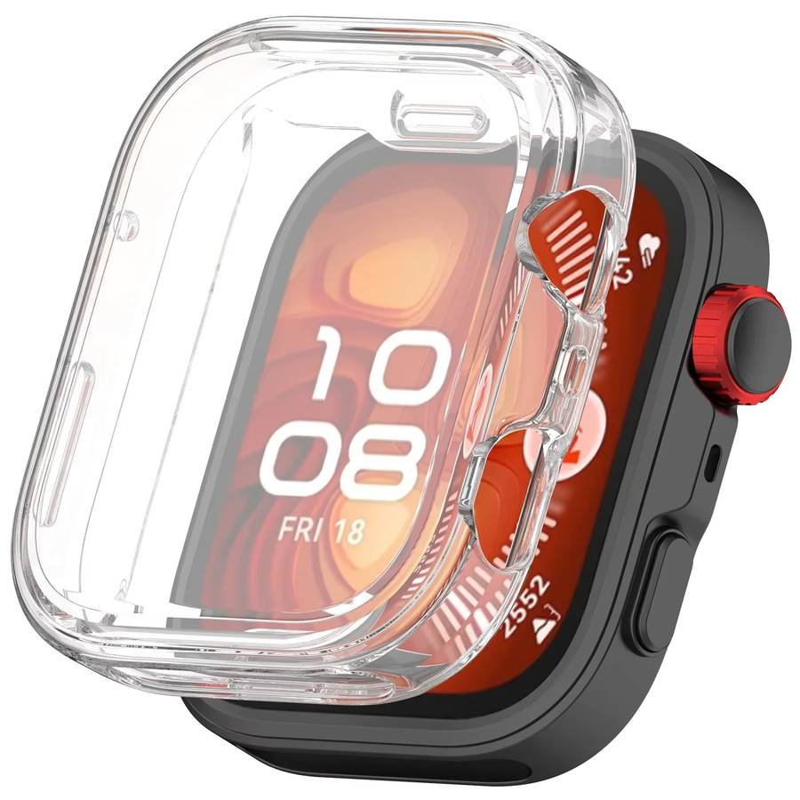 Huawei Schutzhülle, TPU, transparent, Huawei Uhr Fit 4/4 Pro - Bild 2