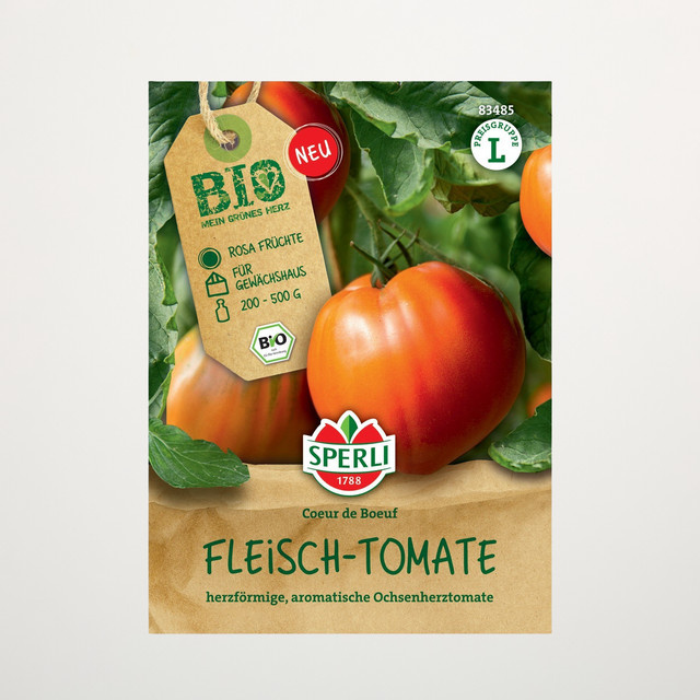 Sperli Fleischtomate Coeur de Boeuf Bio Gemüsesamen - Bild 1