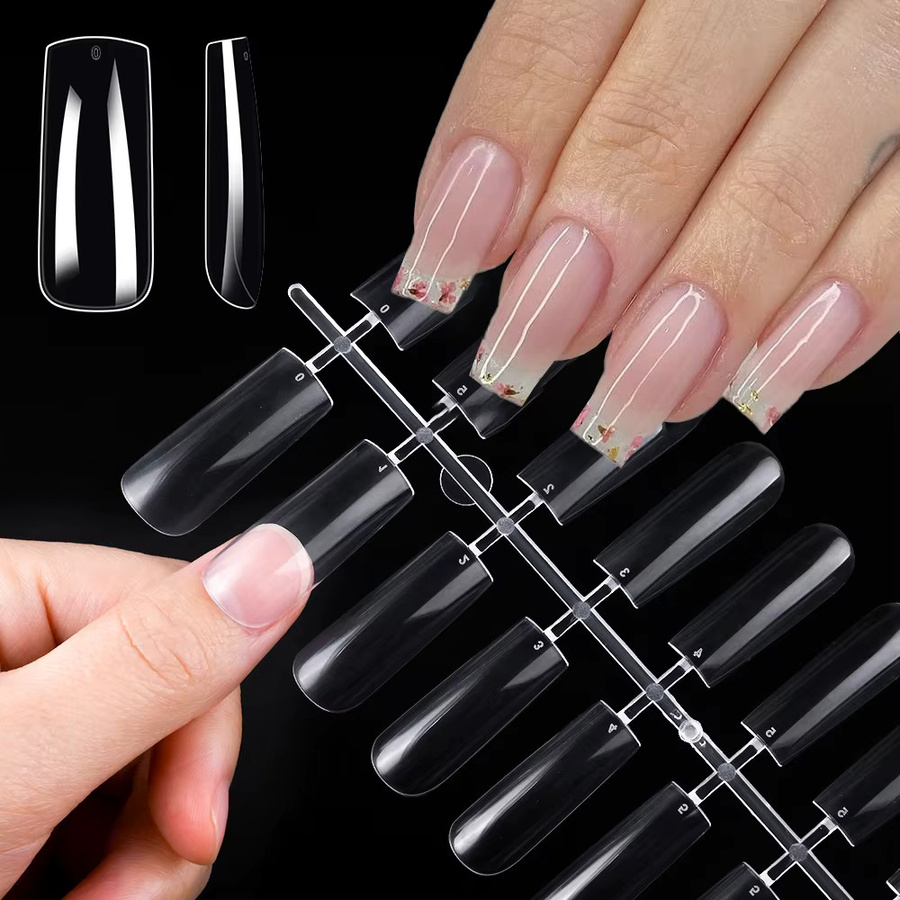 MAFANAILS Press-on Gel-Nägel, Kaffee, Glänzend, 120 Stück - Bild 5