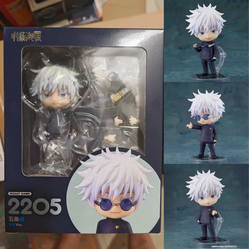 Bandai Jujutsu Kaisen Gojo Satoru Actionfigur Q-Version Nendoroid Modell aus Kunststoff, mehrfarbig - Bild 1