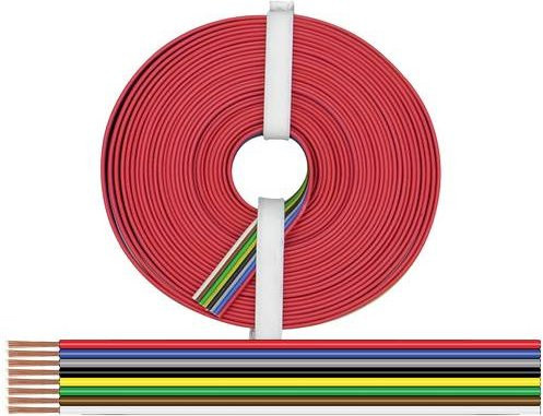 Donau Elektronik 225-885-10 Litze Set mit 8 Farben, 8 x 0,25 mm², 10 m Länge - Bild 1