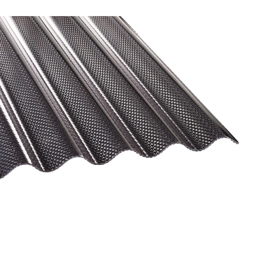 Tejemacro PC-Lichtwellplatte S76/18 aus Polycarbonat in Lichtgrau, B: 104,5 cm, H: 500 cm, Tiefe: 0,28 cm - Bild 2