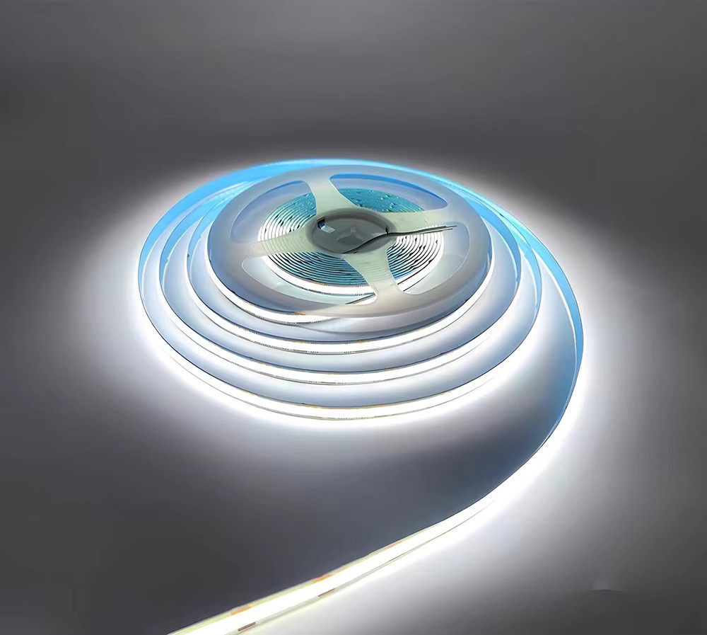 JOYLIT FCOB LED-Lichtleiste, 24 V, 10 m, 6000 K Kaltweiß, 11500 lm, 280 LEDs/m, dimmbar, CRI 95, 120 Grad Abstrahlwinkel - Bild 5
