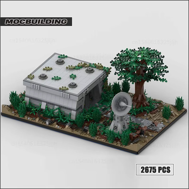 MOCBUILDING Star Wars SW Bunker auf Endor Tatooine Bausteine Modell - Bild 2