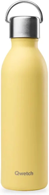 Isolierte Mattflasche Qwetch Active in Gelb, 0,36 l - Bild 1