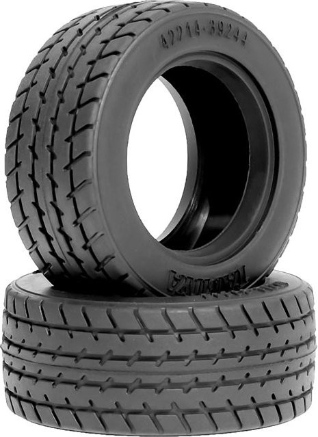 Tamiya 60D Super Radial RC Hartreifen, 1/10 M-Chassis, 2er/4er Set - Bild 1