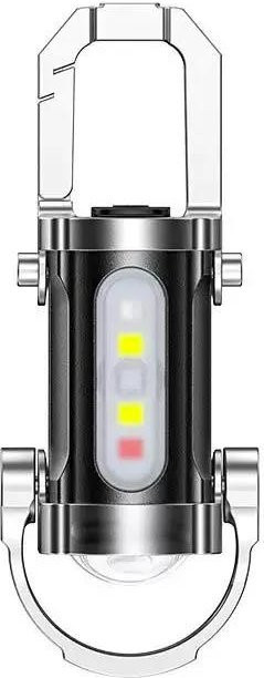 YJMP Super Lighting Wiederaufladbare COB Schlüsselanhänger-Taschenlampe mit 800LM, Mini LED Arbeitslicht in Blau - Bild 1