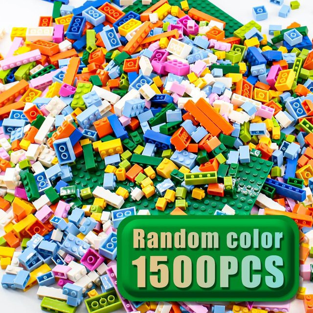 Yiran toy Stadt Bausteine Lernspielzeug 1500-teiliges Set Bunt / Mehrfarbig - Bild 1
