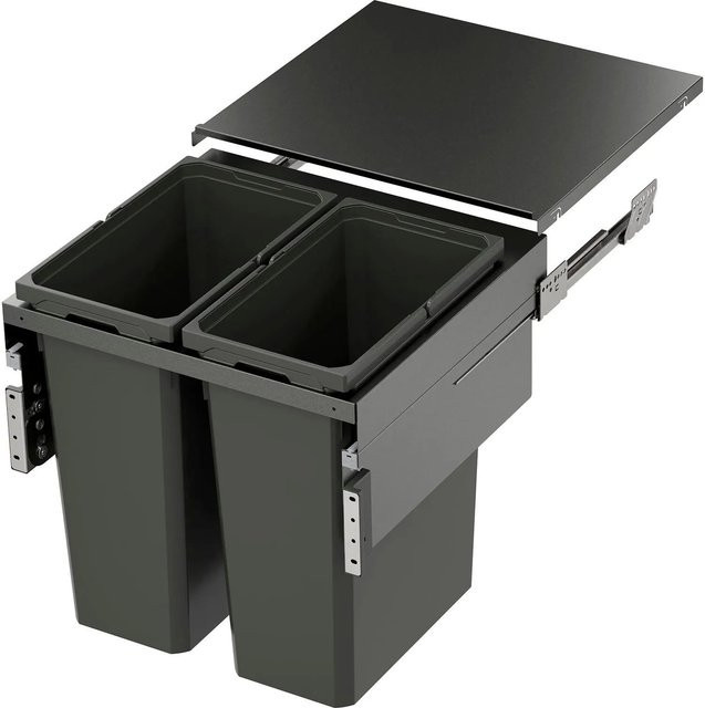 Vauth-Sagel Abfalltrennsystem Envi Space Xx Pro S in Lava mit Korpusbreite: 60 cm - Bild 1