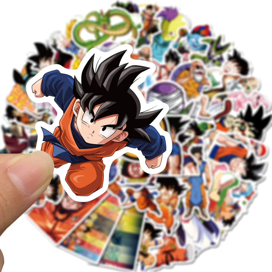 Bandai Dragon Ball, Aufkleber, 50 Stück, bunt - Bild 4