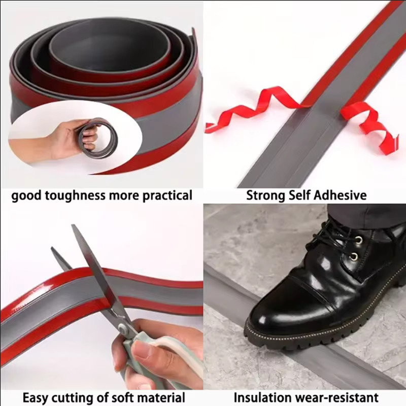 Selbstklebender Kabelschutzstreifen aus PVC in Schwarz zur Isolierung und zum Schutz von Kabeln - Bild 4
