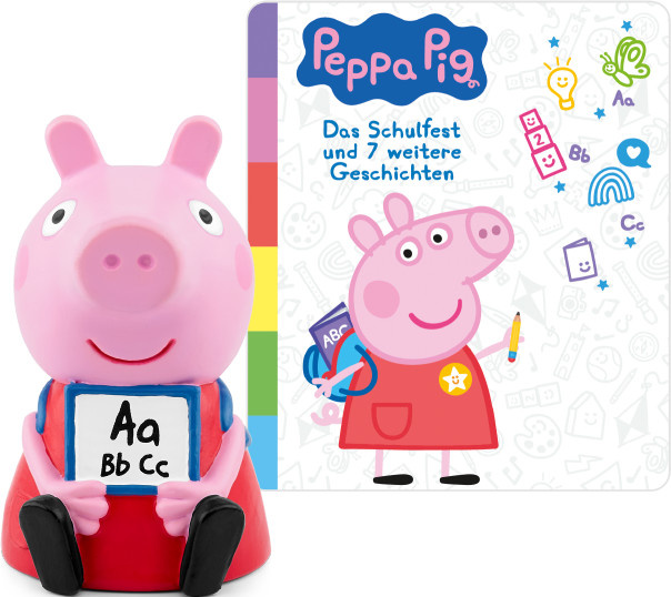 tonies Peppa Pig Das Schulfest und 7 weitere Geschichten Hörfigur ab 3 Jahren - Bild 2