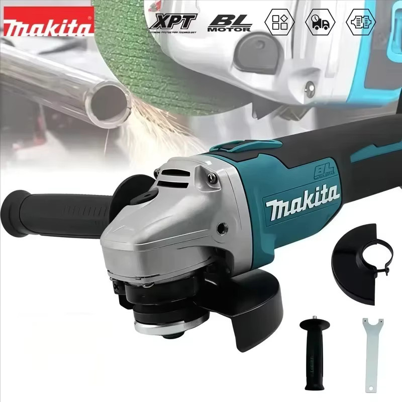 Makita DGA404 Bürstenloser Hochleistungs-Elektroschleifer mit 125 mm Scheibendurchmesser, 18V Akku-Winkelschleifer inklusive 6Ah Akku - Bild 7