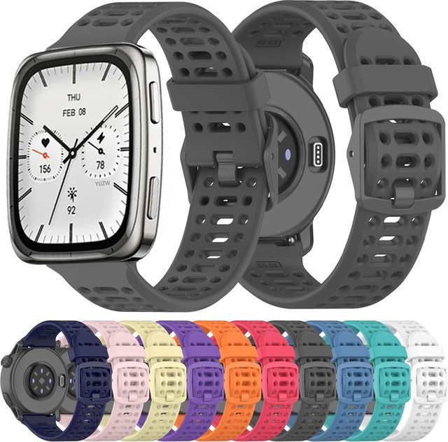 Uhrenarmband Silikon, 20 mm, Unisex - Bild 1