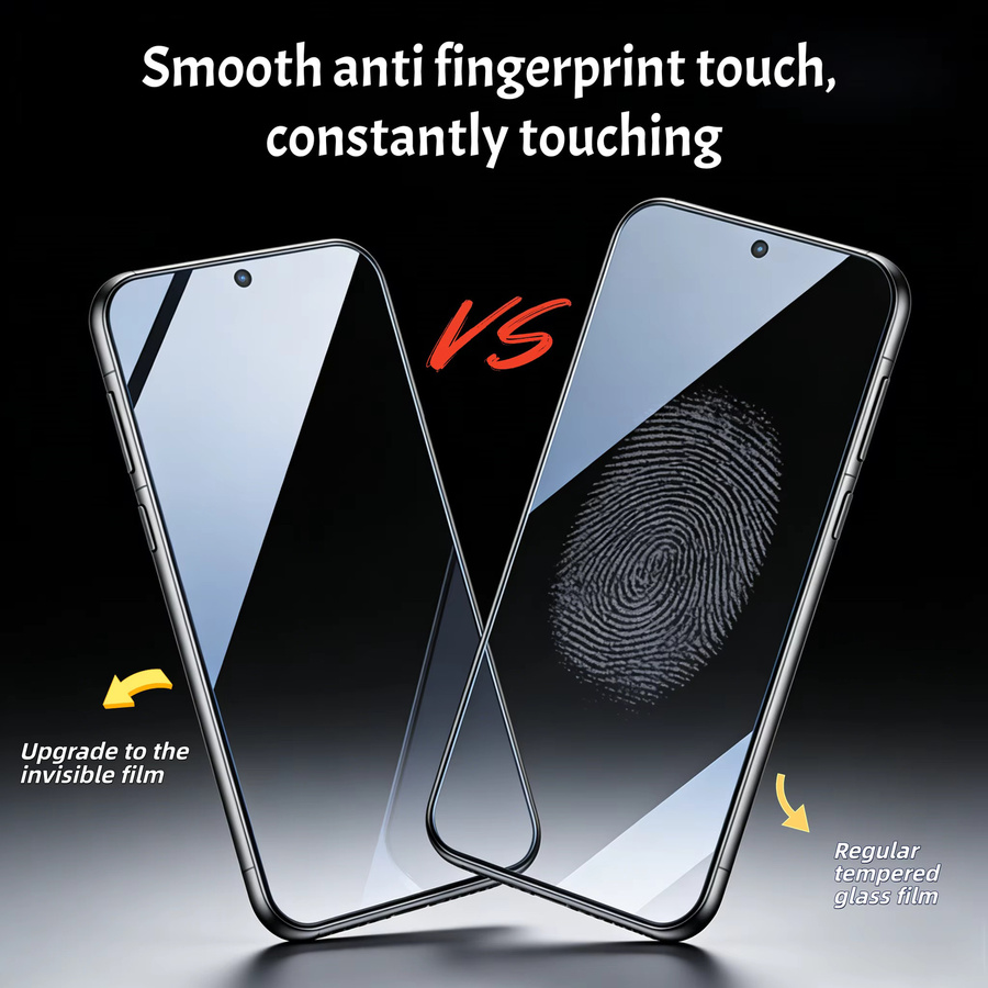 Advaka 3-teiliger Anti-Spy Sichtschutz Displayschutz aus gehärtetem 9H Glas für iPhone 12, 12 Pro und 12 Pro Max, transparent und case-freundlich - Bild 4