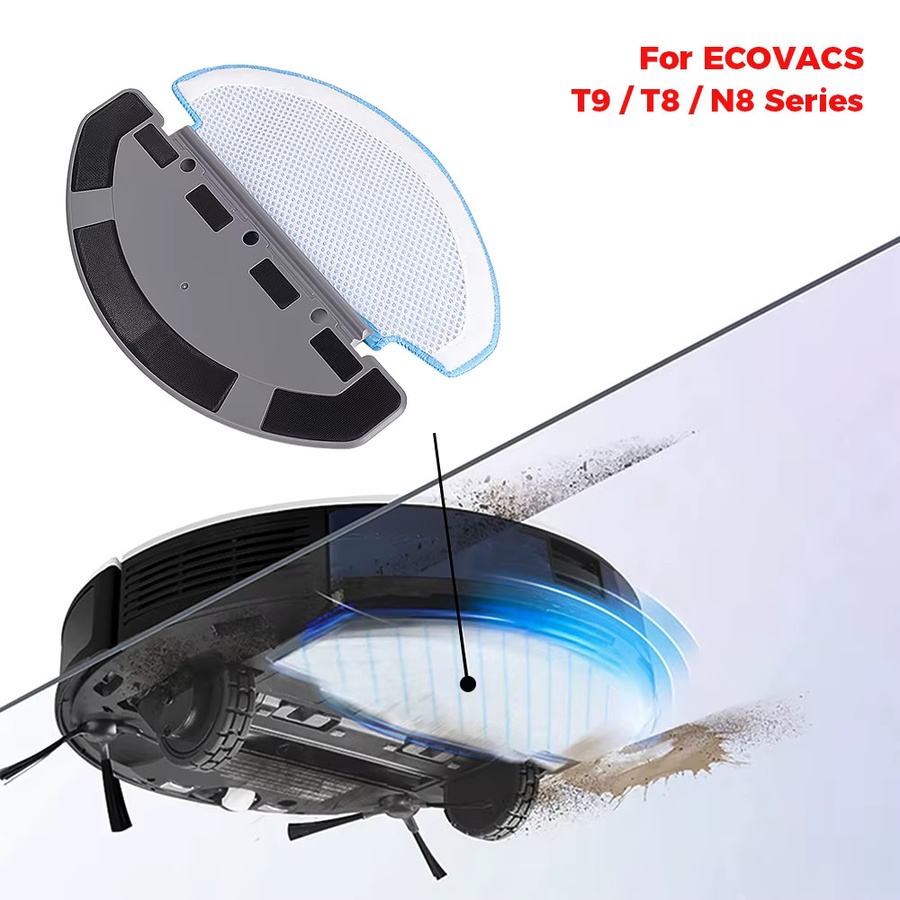 Ecovacs Mopp-Pad-Halter für DEEBOT T8, T8AIVI, MAX, T9, T9 Max, N8 Pro, DX93 und DDX96 in Grau - Bild 6