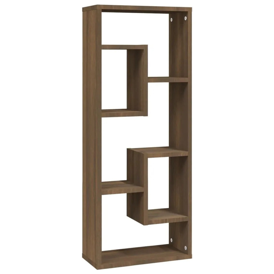 vidaXL Wandregal in Eiche Braun aus Holzwerkstoff, B/T/H: 36 x 16 x 90 cm - Bild 2