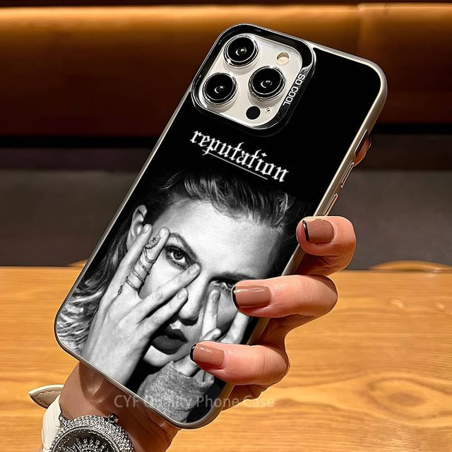 Sänger T-Taylors MODE Handyhülle für Apple iPhone 11 12 13 14 15 16 Pro Max Plus in Schwarz - Bild 1
