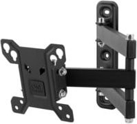 One For All WM 2151 TV-Wandhalterung, schwarz, ausziehbar, neigbar und drehbar, VESA 75x75 mm, für Bildschirme von 33,0 cm bis 68,6 cm - Bild 1