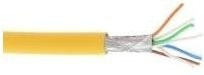 InLine Patchkabel Cat.6A S/FTP PiMf Ethernet LAN gelb 100m - Bild 1