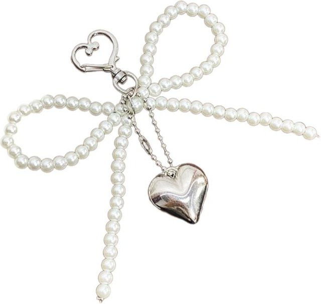 NATAWA Schlüsselkette, Perlen, weiß, Unisex - Bild 1
