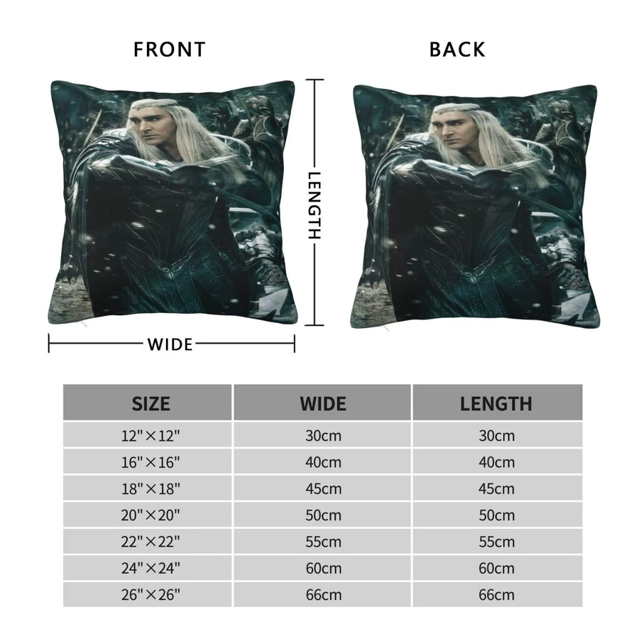 Kissenbezug mit Lee Pace Motiv von CHAMPRINT in Schwarz, B/B/B: 30 x 30 x 30 cm - Bild 3