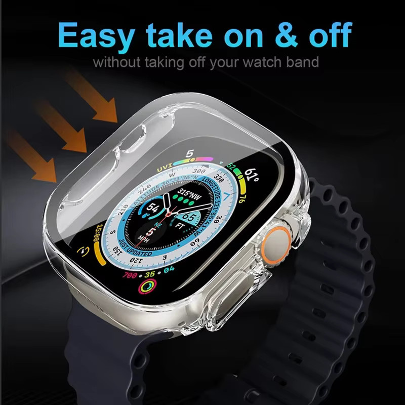 CAOWTAN Uhrenzubehör, Gehäuse und Displayschutzfolie, PC, Apple Watch Ultra 49 mm - Bild 3