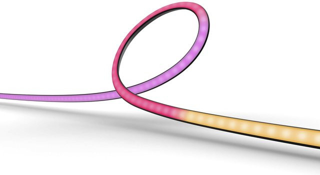 Philips Hue Play Gradient Lightstrip RGB LED Monitor-Hintergrundbeleuchtung für 32 Zoll und 34 Zoll Monitore, Multicolour - Bild 1
