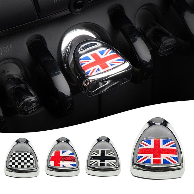 ZUIMI 3D Metall Auto Ein-Knopf-Start Abdeckung Aufkleber für Mini Cooper F54 F55 F56 F57 F60 Auto Innendekoration Styling Zubehör - Bild 1