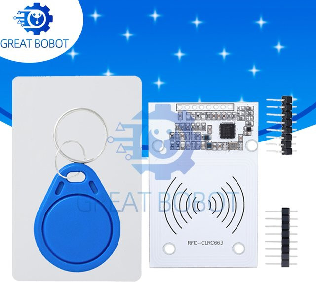 baishundianzi CLRC663 RC663 Entwicklungsboard mit NFC-Lesekartenmodul für IC-Karten Lese- und Schreibinduktion RFID - Bild 1