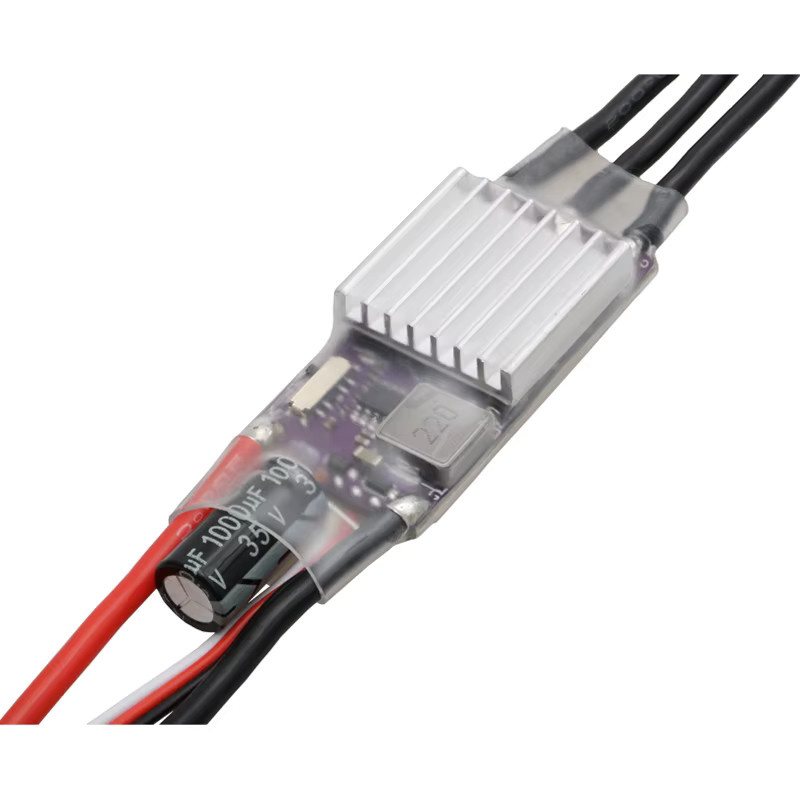 YUENHOANG 32-bit BLDC Motor Elektronische Geschwindigkeit Controller, 1-teiliges Set, Schwarz, Metall - Bild 2