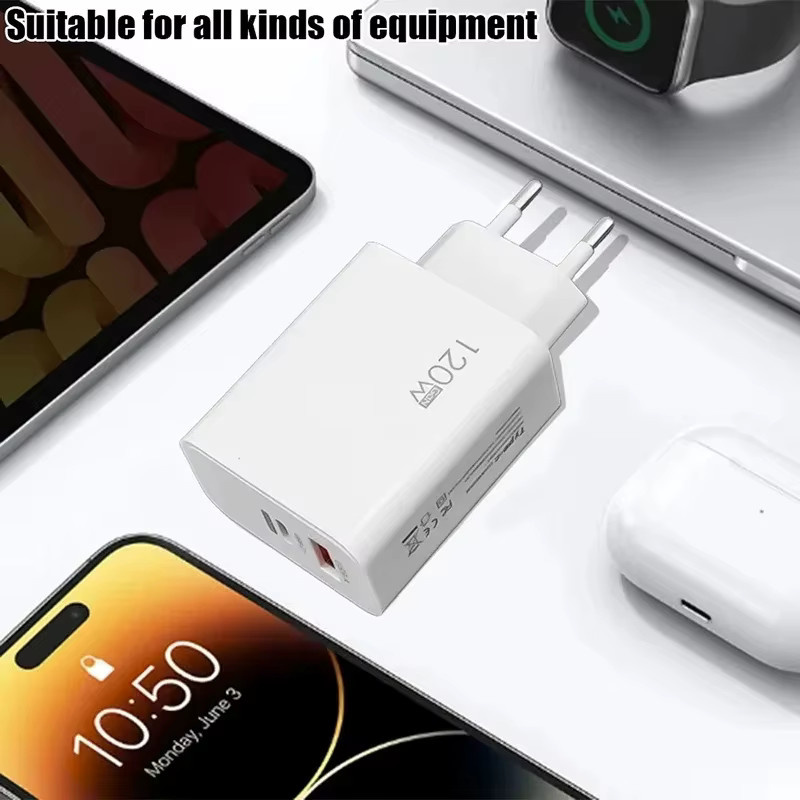 Xiaomi Original 120W Hypercharge Schnellladegerät mit USB-C Typ C Anschluss in Weiß - Bild 4