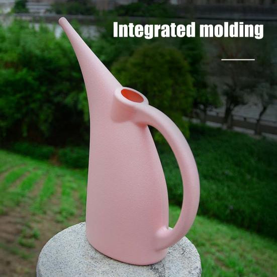 Gießkanne aus Kunststoff mit langem Ausguss für den Innen- und Außenbereich, Rosa, 3 l - Bild 2