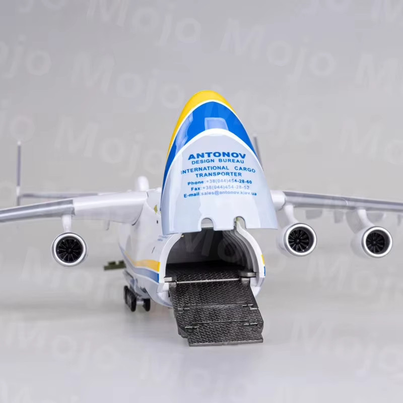 ZOCO AN225 Flugzeugmodell, Maßstab 1:200, Metall, Weiß - Bild 3
