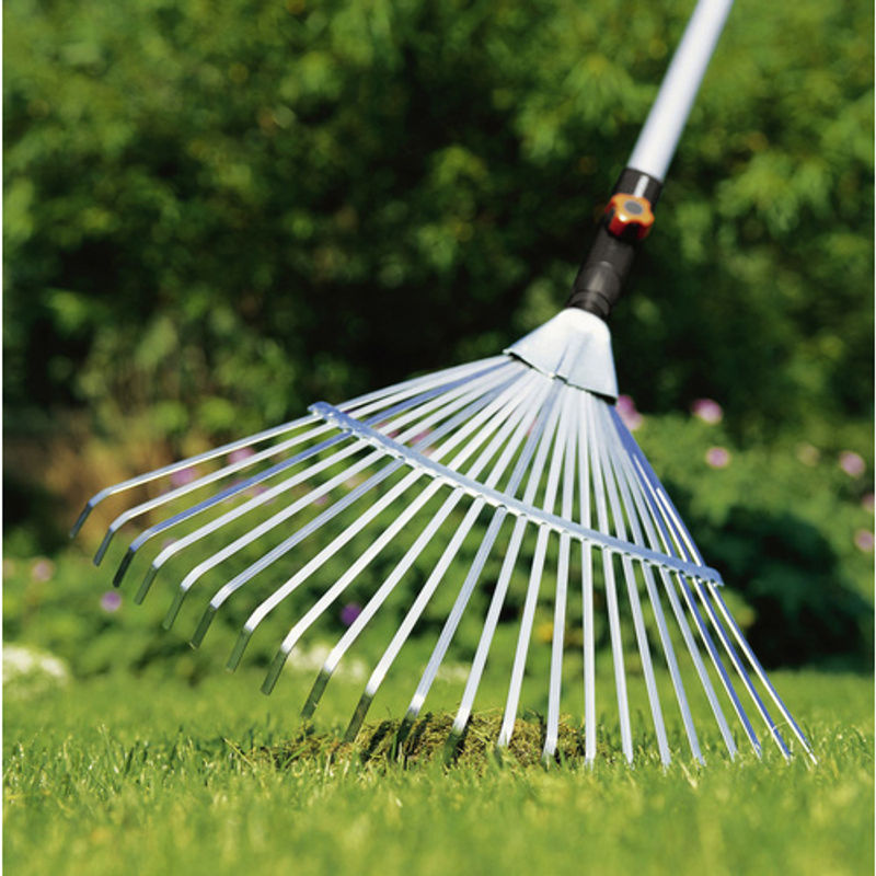 Gardena Combisystem Fächerbesen mit 22 Zähnen, Breite: 50 cm, silberfarben - Bild 2