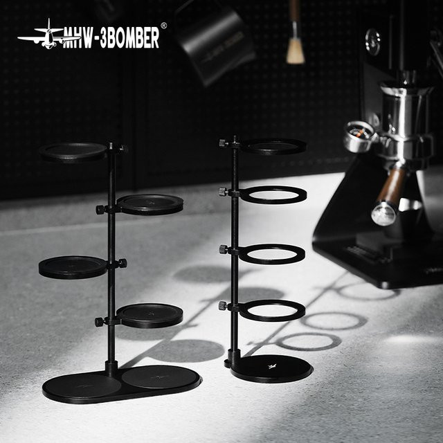 MHW-3BOMBER Magnetischer Espresso Zubehör Organizer aus Metall in Schwarz - Bild 1