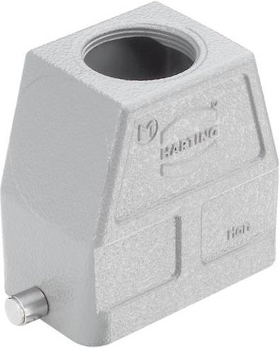HARTING Tüllengehäuse 19 30 010 0448 19300100448 aus Aluminium in Silber - Bild 1