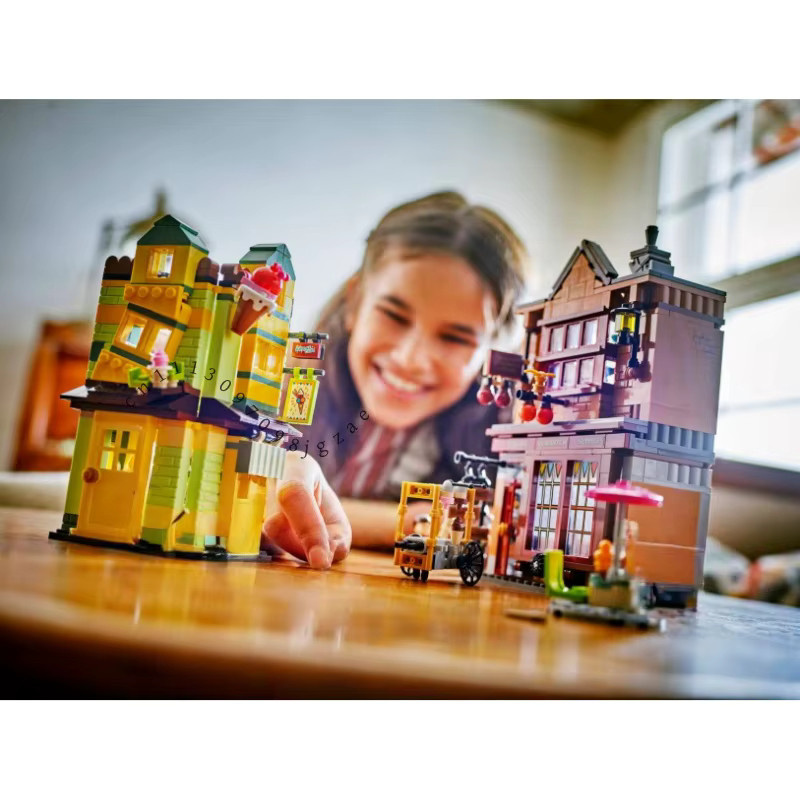 GSF Harry Potter Quidditch-Boutique- und Eisdielengebäude-Bauset, 795 Teile - Bild 3