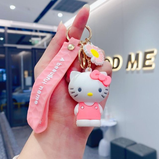 Artily Schlüsselanhänger KT Katze, pink, Kinder - Bild 1