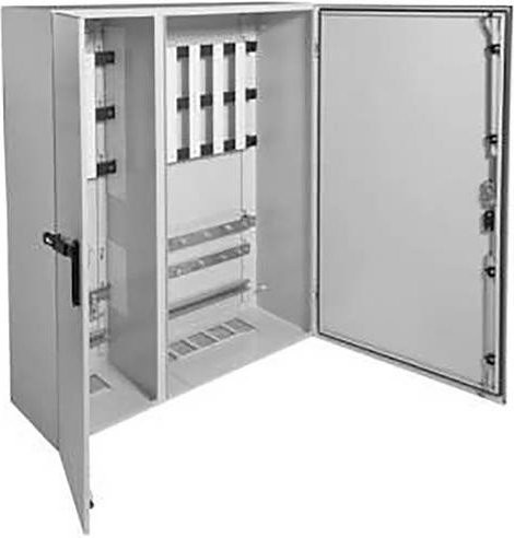 Hager FT84G7 Anschlussschrank Aufputz in Grau B/H/T: 125 x 105 x 35 cm - Bild 1