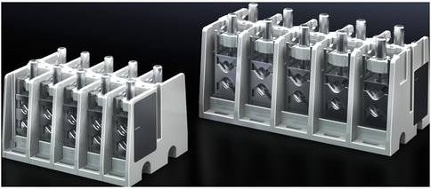 Rittal SV 9666.340 Anschluss-Klemmblock in Grau - Bild 1