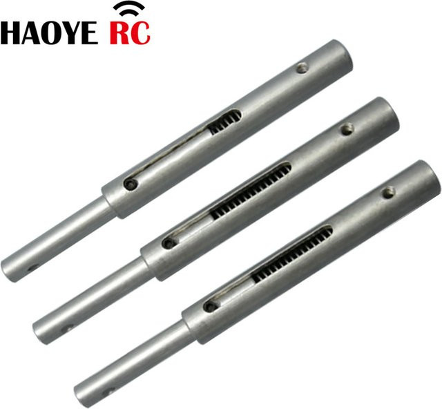 Haoye Fahrwerk Beine Stoßdämpfer, 3-teiliges Set, Metall, Grau - Bild 1