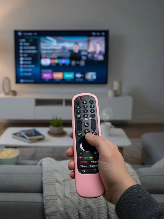 MRSVI Silikon-Fernbedienungsabdeckung für LG Smart TV, stoßfeste Schutzhülle in Grau, kompatibel mit den Modellen MR22GA, MR21GA, MR23GA und MR24GA - Bild 5