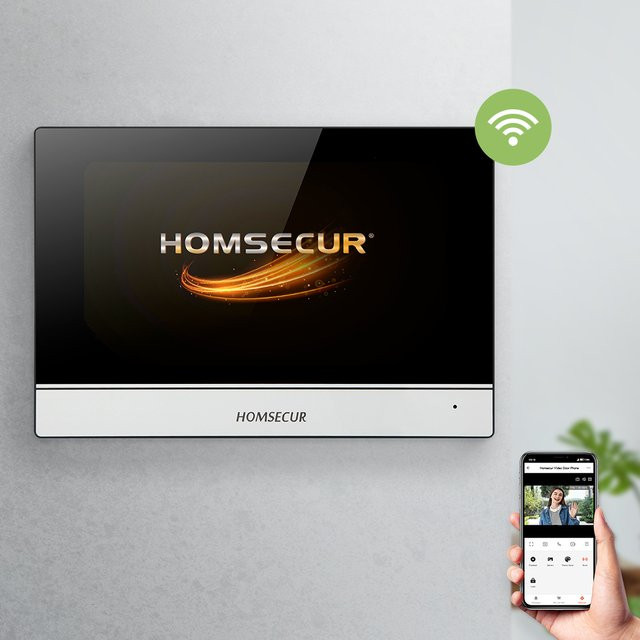 HOMSECUR Tuya App HD XM713H Indoor Monitor für WIFI Video Tür Sprechanlage und Türklingel - Bild 1